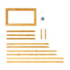 Handtuchhalter 3-fache Handtuchstange 42x80x24 Cm Treppenoptik Bambus -Haushaltsgeräte 10038030 yy 0003 logo