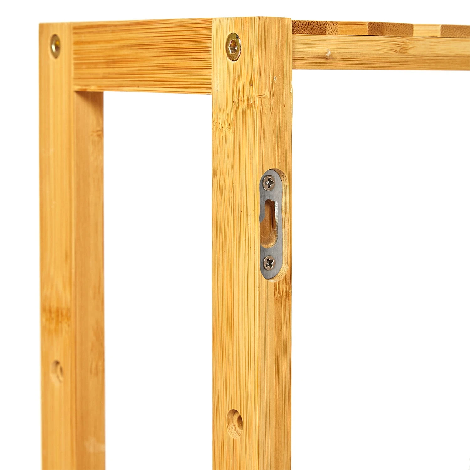 Regalablage 3 Etagen 60x54x15 Cm (BxHxT) Böden Höhenverstellbar Bambus 4 Regalablage 3 Etagen 60x54x15 Cm (BxHxT) Böden Höhenverstellbar Bambus – Bild 4