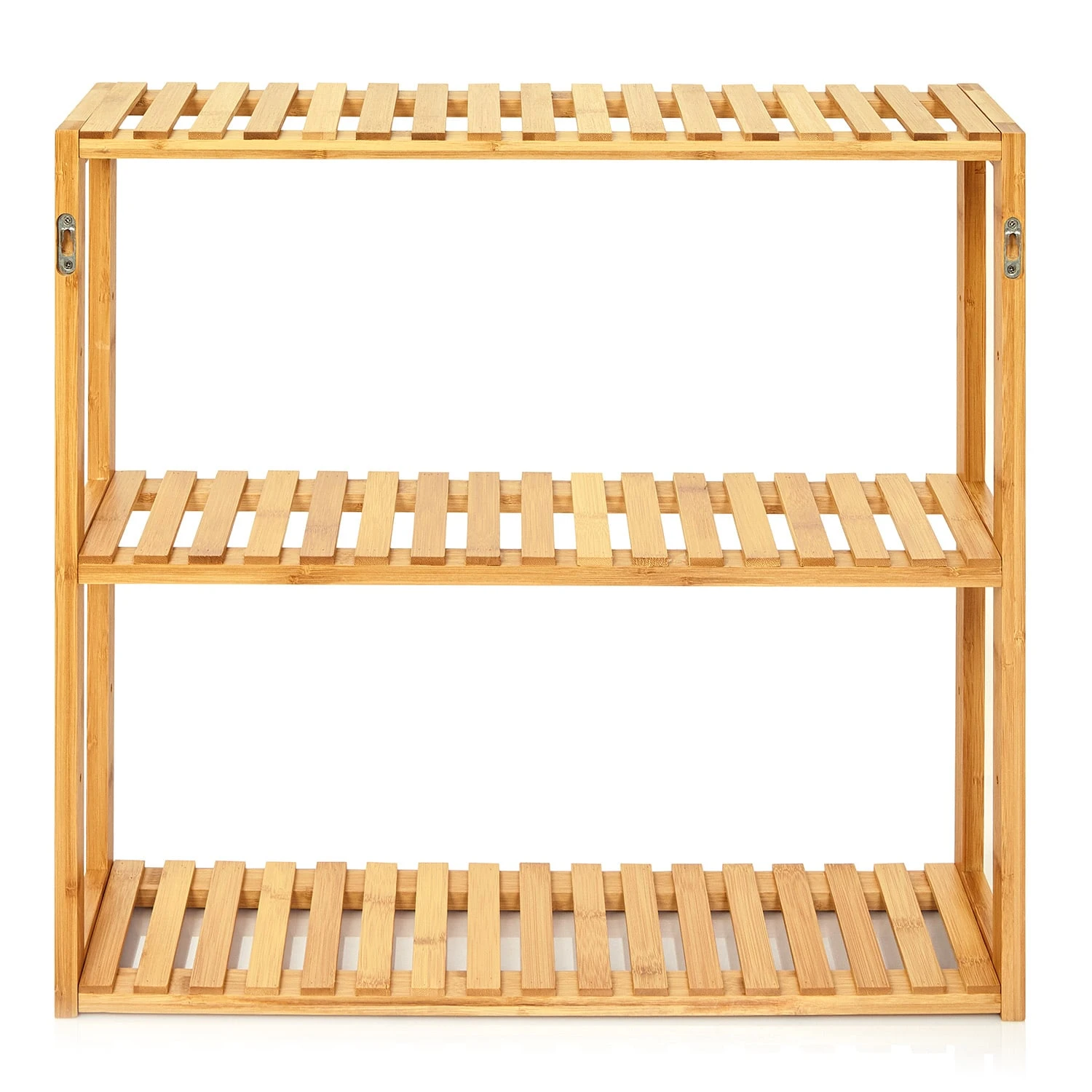Regalablage 3 Etagen 60x54x15 Cm (BxHxT) Böden Höhenverstellbar Bambus 5 Regalablage 3 Etagen 60x54x15 Cm (BxHxT) Böden Höhenverstellbar Bambus – Bild 5