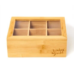 Teebox 6 Fächer 90 Teebeutel Kunststoff-Sichtfenster Bambus 10 Teebox 6 Fächer 90 Teebeutel Kunststoff-Sichtfenster Bambus -Haushaltsgeräte 10038069 yy 0004 logo