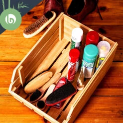 Stapelkiste Aus Bambus Gute Luftzirkulation Stapelbar 27x20,5x38cm -Haushaltsgeräte 10038071 yy 0006 logo