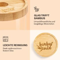 Stapelglas Mit Bambusdeckel 1000 Ml Stapelbar Luftdicht 9 Stapelglas Mit Bambusdeckel 1000 Ml Stapelbar Luftdicht -Haushaltsgeräte 10038241 de 0004 logo