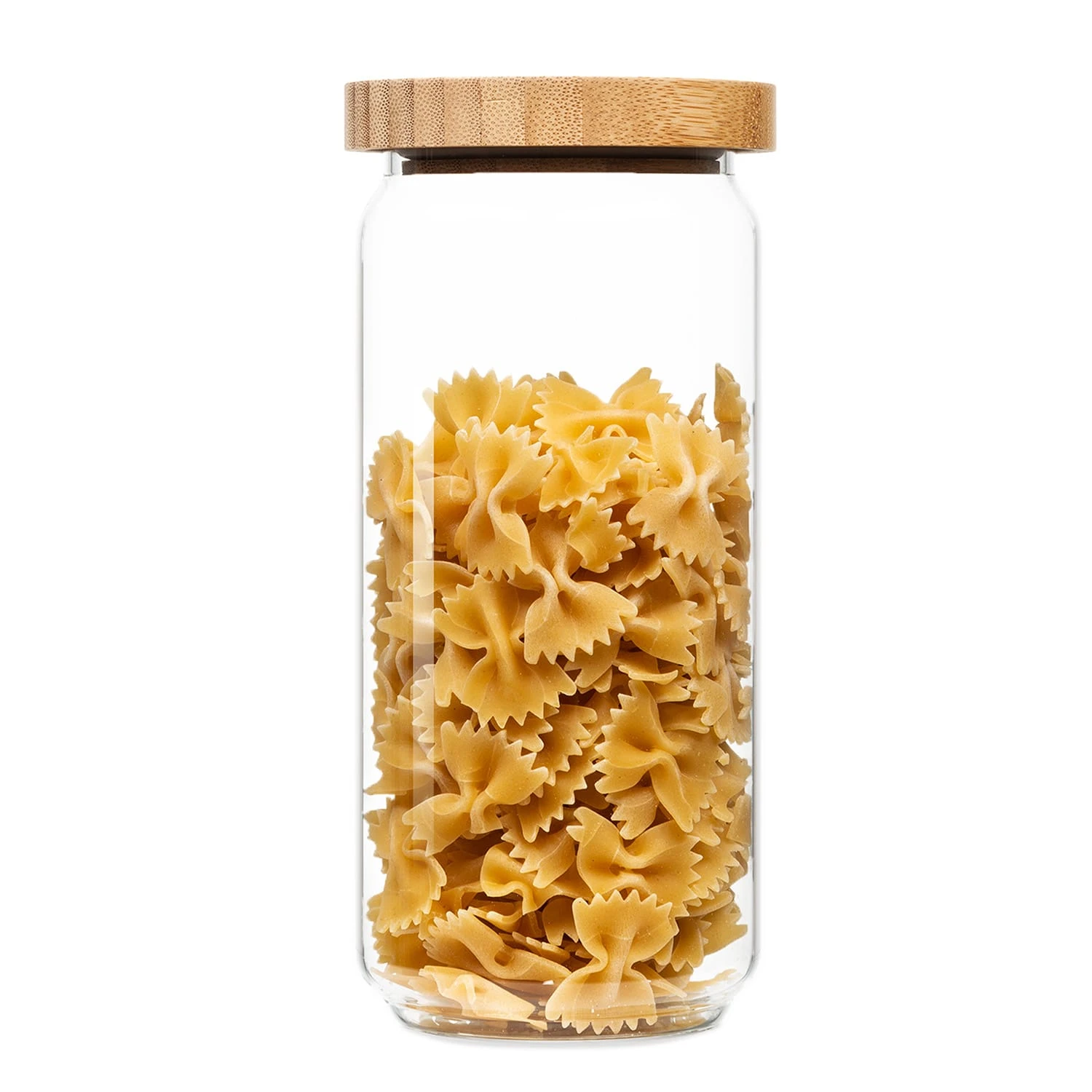 Stapelglas Mit Bambusdeckel 1000 Ml Stapelbar Luftdicht 1 Stapelglas Mit Bambusdeckel 1000 Ml Stapelbar Luftdicht