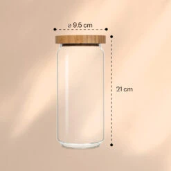 Stapelglas Mit Bambusdeckel 1000 Ml Stapelbar Luftdicht 11 Stapelglas Mit Bambusdeckel 1000 Ml Stapelbar Luftdicht -Haushaltsgeräte 10038241 yy 0006 logo