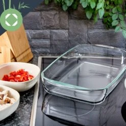 Ofenform 2600 Ml 355 X 55 X 220 Mm Hochwertiges Glas -Haushaltsgeräte 10038266 yy 0004 logo