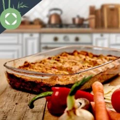 Ofenform 2600 Ml 355 X 55 X 220 Mm Hochwertiges Glas -Haushaltsgeräte 10038266 yy 0006 logo