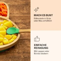 Kindergeschirr Bambusteller & Löffel 250 Ml Inkl. Saugnapf 18 X 18 Cm -Haushaltsgeräte 10038289 de 0005 logo