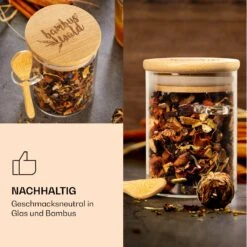Gewürzgläser Mit Bambuslöffel 6 Stück Je 200 Ml Luftdicht -Haushaltsgeräte 10038292 de 0006 logo