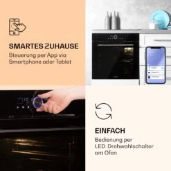 Illuminosa Smart Einbaubackofen 2800W 11 Funktionen App-Steuerung -Haushaltsgeräte 10038335 de 0003 logo