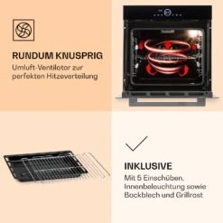 Illuminosa Smart Einbaubackofen 2800W 11 Funktionen App-Steuerung -Haushaltsgeräte 10038335 de 0006 logo