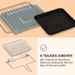 AeroVital Jumbo 3-in-1 Heißluftfritteuse Toaster Dörrautomat 1550 W 18 Liter -Haushaltsgeräte 10038339 de 0007 logo
