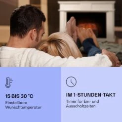 Kamini FXL 2G Elektrischer Kamin Kamineinsatz 1800 W LED-3D-Flammenillusion -Haushaltsgeräte 10038365 de 0004 logo