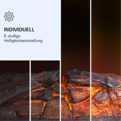 Kamini FXL 2G Elektrischer Kamin Kamineinsatz 1800 W LED-3D-Flammenillusion -Haushaltsgeräte 10038365 de 0005 logo