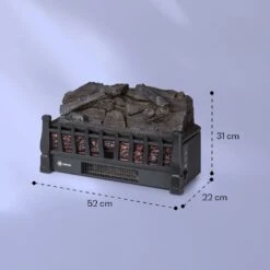 Kamini FXL 2G Elektrischer Kamin Kamineinsatz 1800 W LED-3D-Flammenillusion -Haushaltsgeräte 10038365 yy 0007 logo