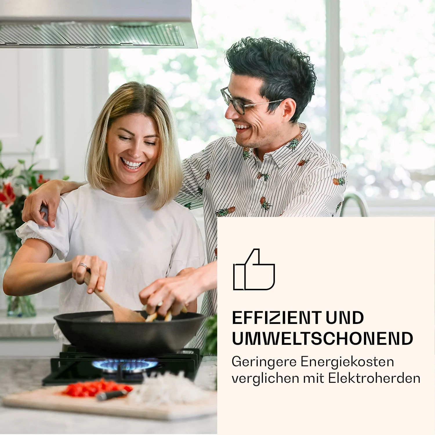 Victoria Domino Gaskochfeld 2-flammig Sabaf-Brenner Glaskeramik Retro-Look 2 Victoria Domino Gaskochfeld 2-flammig Sabaf-Brenner Glaskeramik Retro-Look – Bild 2