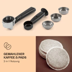 Pausa Espressomaker 1350 Watt 20 Bar Druck Wassertank: 1,4 Liter Edelstahl 10 Pausa Espressomaker 1350 Watt 20 Bar Druck Wassertank: 1,4 Liter Edelstahl -Haushaltsgeräte 10038393 de 0003 logo