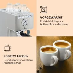 Pausa Espressomaker 1350 Watt 20 Bar Druck Wassertank: 1,4 Liter Edelstahl 11 Pausa Espressomaker 1350 Watt 20 Bar Druck Wassertank: 1,4 Liter Edelstahl -Haushaltsgeräte 10038393 de 0004 logo