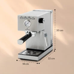 Pausa Espressomaker 1350 Watt 20 Bar Druck Wassertank: 1,4 Liter Edelstahl 15 Pausa Espressomaker 1350 Watt 20 Bar Druck Wassertank: 1,4 Liter Edelstahl -Haushaltsgeräte 10038393 yy 0008 logo