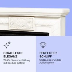 Frosty Peak Elektrischer Kamin 1800 W 10 Bis 30 °C Fernbedienung -Haushaltsgeräte 10038397 de 0003 logo