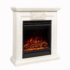 Frosty Peak Elektrischer Kamin 1800 W 10 Bis 30 °C Fernbedienung