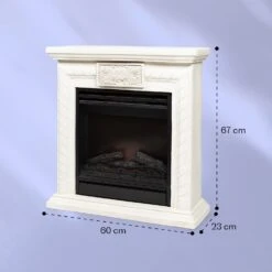 Frosty Peak Elektrischer Kamin 1800 W 10 Bis 30 °C Fernbedienung -Haushaltsgeräte 10038397 yy 0007 logo