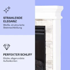 Nevis Peak Elektrischer Kamin 1800 W Heizfunktion 10 Bis 30 °C Fernbedienung -Haushaltsgeräte 10038399 de 0003 logo