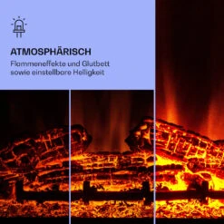 Studio 5 Arc Elektrokamin 1800 W LED-Flammen Heizlüfter Fernbedienung -Haushaltsgeräte 10038401 de 0004 logo