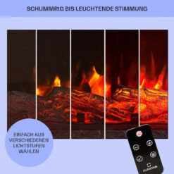 Studio 5 Arc Elektrokamin 1800 W LED-Flammen Heizlüfter Fernbedienung -Haushaltsgeräte 10038401 de 0008 usp