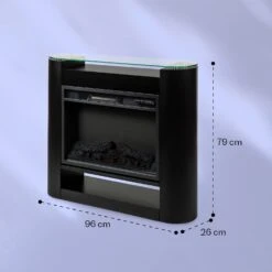Studio 10 Arc Elektrokamin 1800 W LED-Flammen Heizlüfter Fernbedienung -Haushaltsgeräte 10038403 yy 0006 logo