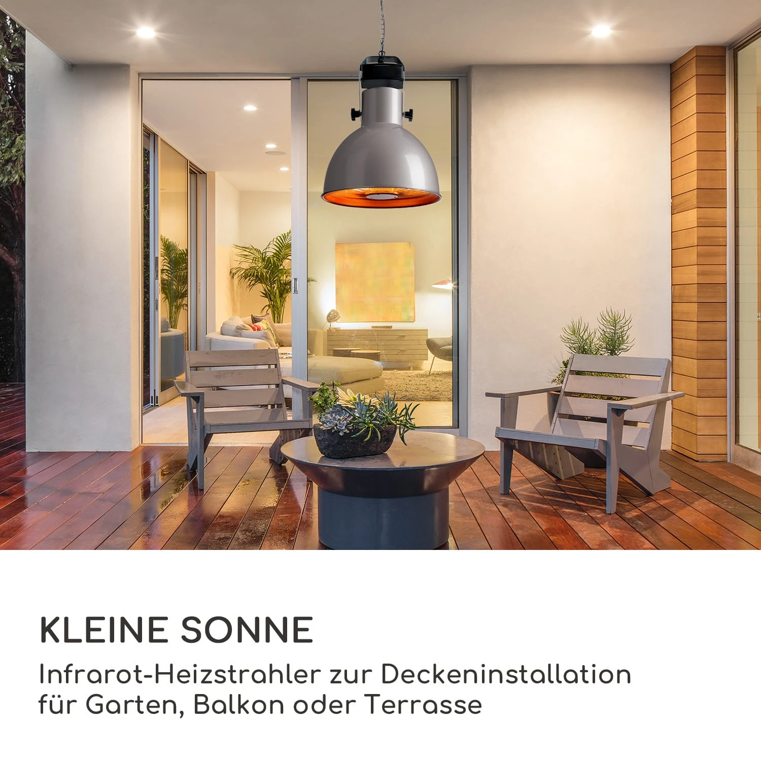 Heatbell Ceiling Smart Infrarotheizstrahler IPX4 800/1200/2000W 3 Heatbell Ceiling Smart Infrarotheizstrahler IPX4 800/1200/2000W – Bild 3