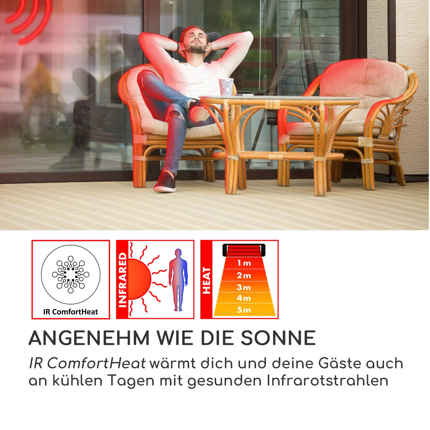 Heatbell Ceiling Smart Infrarotheizstrahler IPX4 800/1200/2000W 4 Heatbell Ceiling Smart Infrarotheizstrahler IPX4 800/1200/2000W – Bild 4