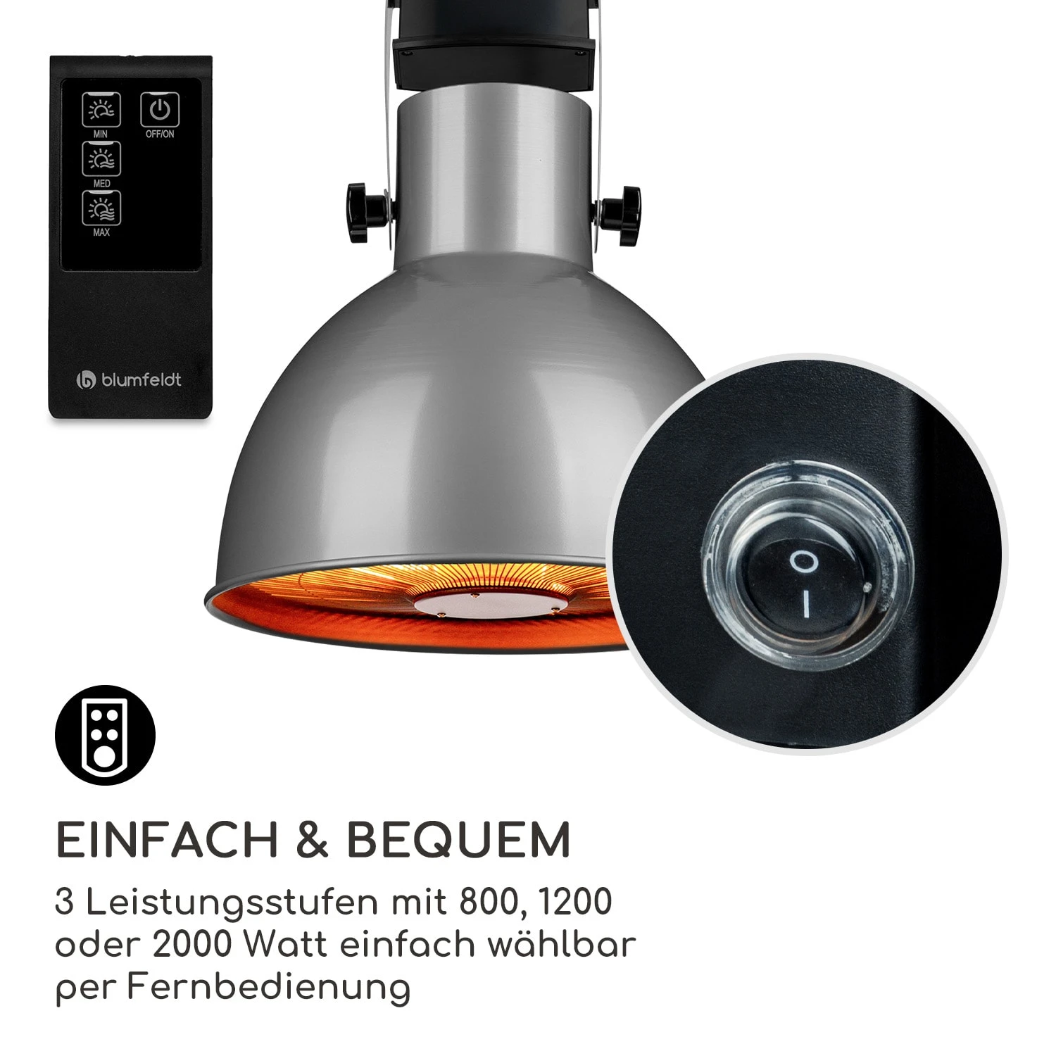 Heatbell Ceiling Smart Infrarotheizstrahler IPX4 800/1200/2000W 6 Heatbell Ceiling Smart Infrarotheizstrahler IPX4 800/1200/2000W – Bild 6