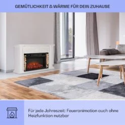 Saint Helens Elektrokamin 1900 W LED-Technik Fernbedienung -Haushaltsgeräte 10038615 de 0004 usp