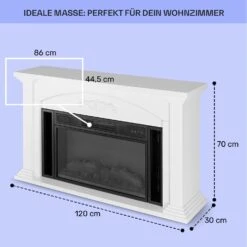 Saint Helens Elektrokamin 1900 W LED-Technik Fernbedienung -Haushaltsgeräte 10038615 de 0005 usp