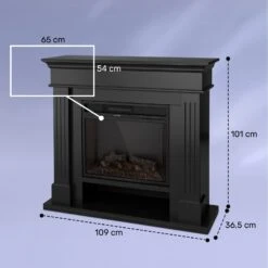 Las Pilas Elektrokamin Heizlüfter 900/1800W Wochentimer Fernbedienung 15 Las Pilas Elektrokamin Heizlüfter 900/1800W Wochentimer Fernbedienung -Haushaltsgeräte 10038630 yy 0008 dimensions