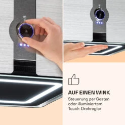 Futurelight Smart Inselabzugshaube Umluft 420m³/h LED Edelstahl -Haushaltsgeräte 10038710 de 0004 logo