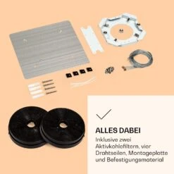 Futurelight Smart Inselabzugshaube Umluft 420m³/h LED Edelstahl -Haushaltsgeräte 10038710 de 0006 logo