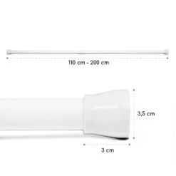 Stamina L Teleskopstange Duschvorhang 110-200cm Rutschfest -Haushaltsgeräte 10038714 yy 0007 logo