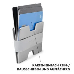 NANO Slim Wallet Geldbörse Extra-flach 12 Karten Münzfach Aluminium -Haushaltsgeräte 10038720 de 0007 logo