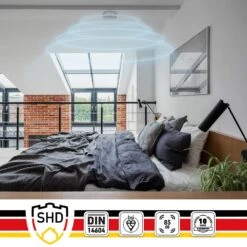 Rauchmelder DOF39 Kunststoff Warnsignal: 85 DB 9V Batteriebetrieben -Haushaltsgeräte 10038774 yy 0005 logo