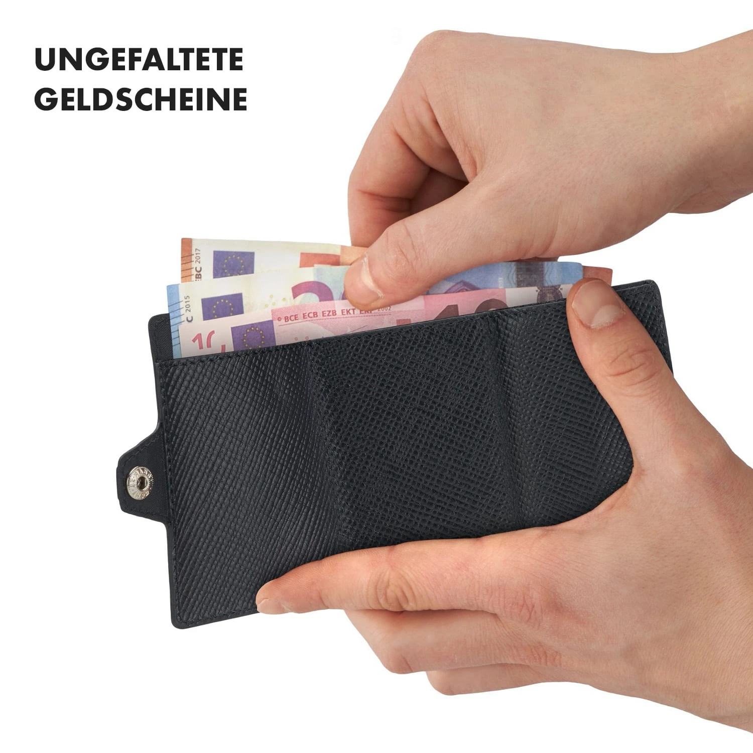 ZNAP Slim Wallet 8 Karten Münzfach 8 X 1,5 X 6 Cm (BxHxT) RFID-Schutz 4 ZNAP Slim Wallet 8 Karten Münzfach 8 X 1,5 X 6 Cm (BxHxT) RFID-Schutz – Bild 4