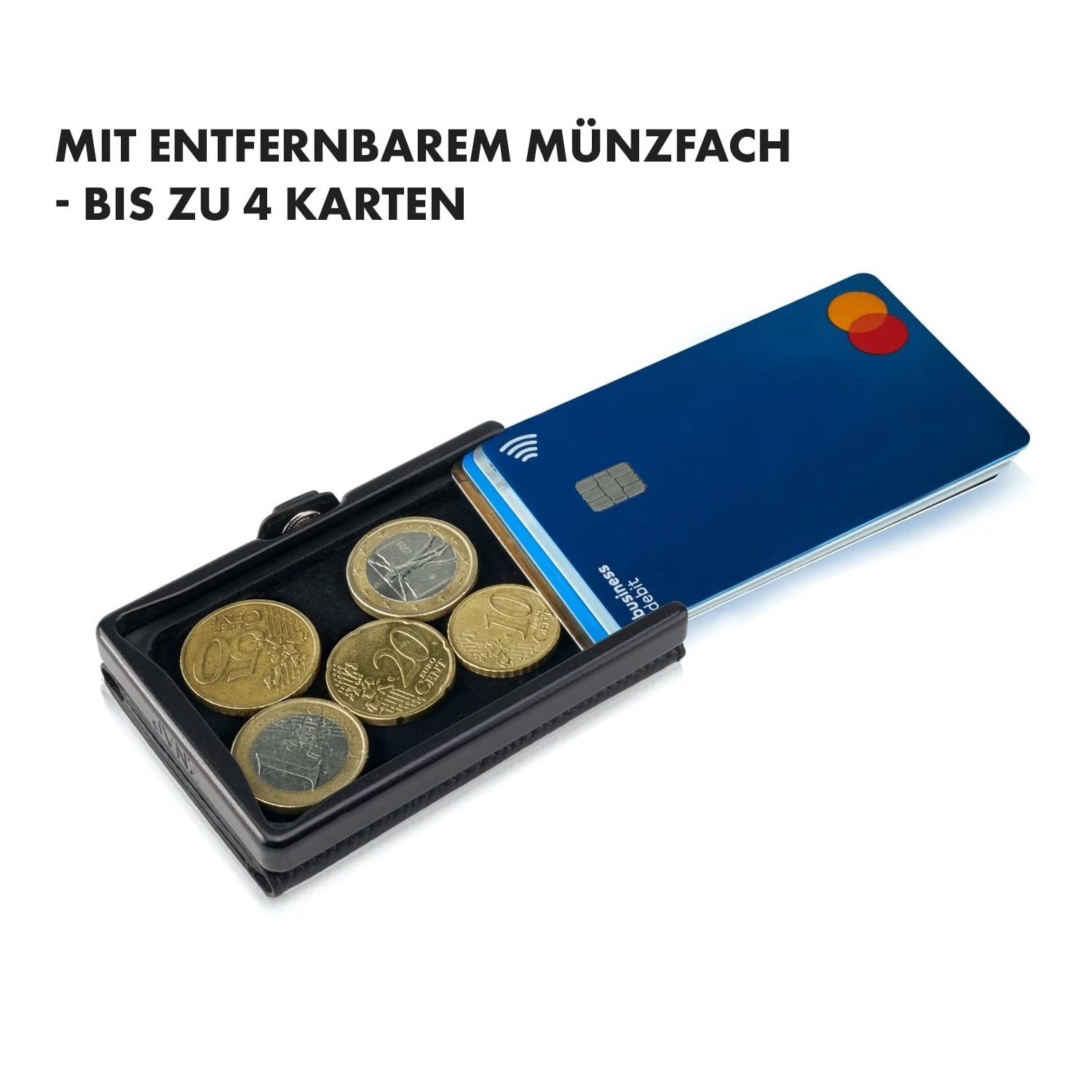 ZNAP Slim Wallet 8 Karten Münzfach 8 X 1,5 X 6 Cm (BxHxT) RFID-Schutz 5 ZNAP Slim Wallet 8 Karten Münzfach 8 X 1,5 X 6 Cm (BxHxT) RFID-Schutz – Bild 5