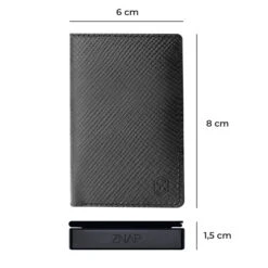 ZNAP Slim Wallet 8 Karten Münzfach 8 X 1,5 X 6 Cm (BxHxT) RFID-Schutz 15 ZNAP Slim Wallet 8 Karten Münzfach 8 X 1,5 X 6 Cm (BxHxT) RFID-Schutz -Haushaltsgeräte 10038780 yy 0008 dimensions