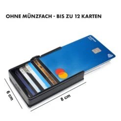 ZNAP Slim Wallet 12 Karten Münzfach 8 X 1,8 X 6 Cm (BxHxT) RFID-Schutz 14 ZNAP Slim Wallet 12 Karten Münzfach 8 X 1,8 X 6 Cm (BxHxT) RFID-Schutz -Haushaltsgeräte 10038797 de 0007 logo