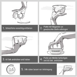 Mount Mini Magnethalterung Für Rauchmelder Ab 5 Cm Ø Selbstklebend -Haushaltsgeräte 10038978 de 0004 logo