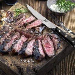 Alpha-Royal German 5" Steakmesser 4er-Set 56 HCR Edelstahl -Haushaltsgeräte 10039006 yy 0006 logo