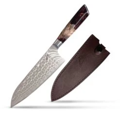 Infinity Wave 8" Kochmesser 61 HRC Damaszenerstahl