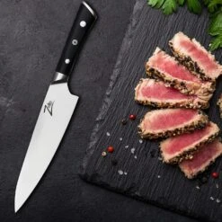 Razor-Edge Serie 8" Kochmesser 59 HRC Edelstahl 8 Razor-Edge Serie 8" Kochmesser 59 HRC Edelstahl -Haushaltsgeräte 10039042 yy 0004 logo