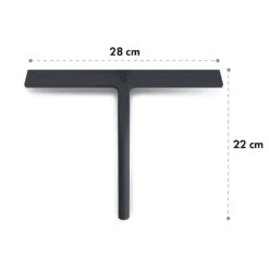 Blaze Duschabzieher 28 Cm Silikonumhüllung Edelstahlkern Modernes Design -Haushaltsgeräte 10039056 yy 0011 dimensions