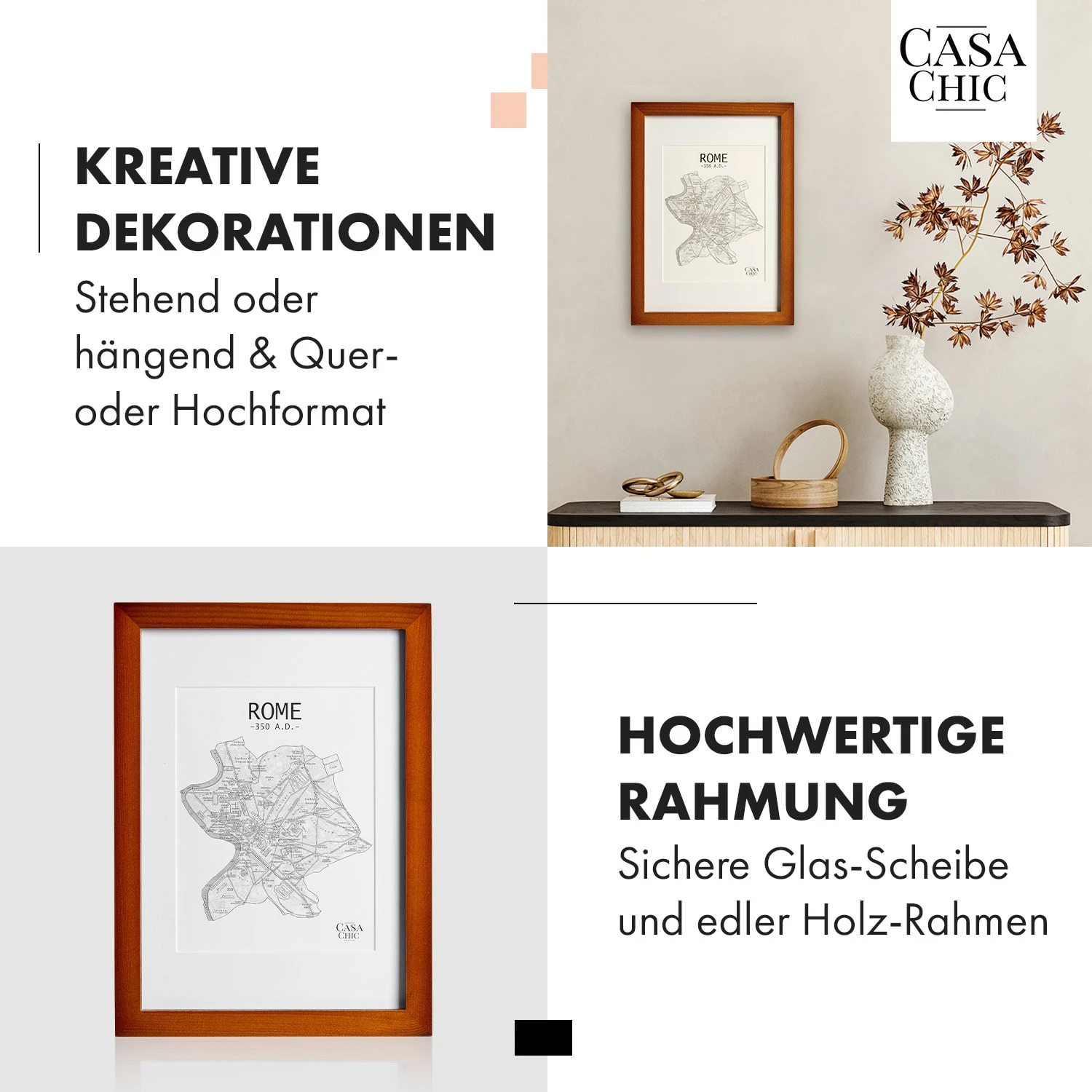 Kenton Bilderrahmen Rechteckig A4 Cm Passepartout Glas 3 Kenton Bilderrahmen Rechteckig A4 Cm Passepartout Glas – Bild 3